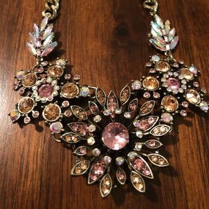 Betsy Johnson Flower Statement Necklace